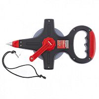 Рулетка геодезическая 50 м х 12,5 мм Matrix MASTER, металлическая лента, открытый корпус  картинка